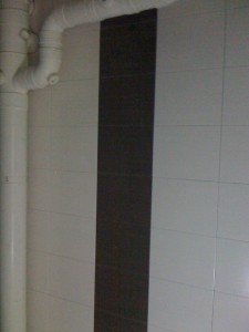 Common bathroom walls. Common bathroom walls.